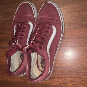 SOLD Old school vans maroon/ burgundy